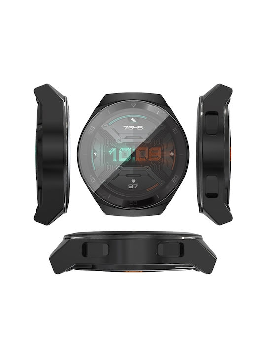 TPU Cover Θήκη Σιλικόνης σε Μαύρο χρώμα για Huawei Watch GT 2e
