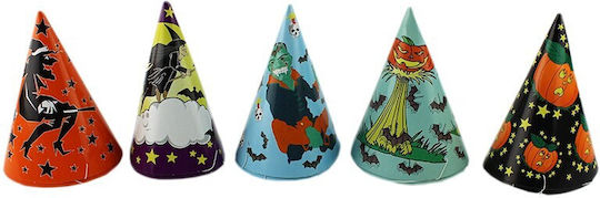 Set De Decorare Pentru Petrecerea De Halloween 37 Bucăți Pălării Fluierători Baloane Ghirlande Multicolore