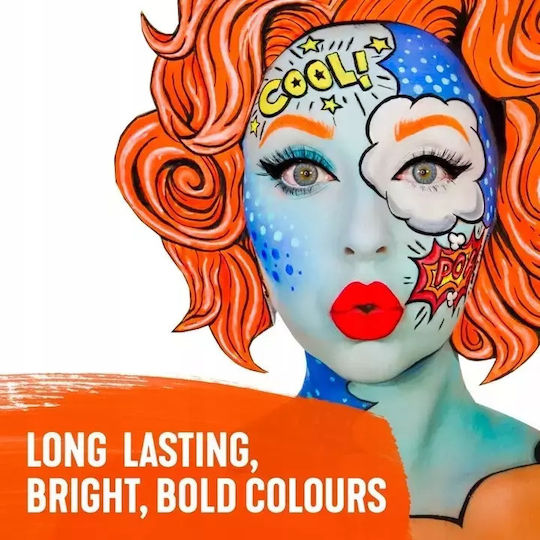 Face Painting de Carnaval Alb 8buc