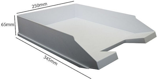 Tavă Suprapozabilă Pentru Documente Material Plastic Flexibil Alb