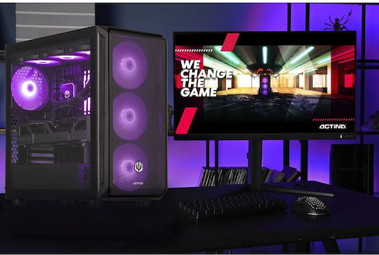 Actina KOMACNGIP0242 Gaming Desktop PC (Ryzen 9-9900X/32GB DDR5/2TB SSD/GeForce RTX 5070/Fără OS)