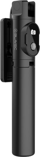 Blavec P-02 Selfie Stick Τρίποδο Κινητού Bluetooth Μαύρο