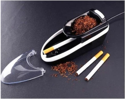 Electric Cigarette Making Machine Foxmag24 Metal Head Portable Black