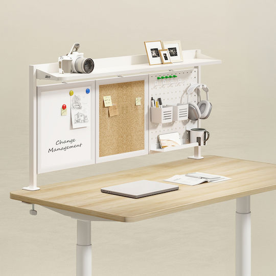 Office Divider Organizer Ergo Office Er-300 W Maximum Load 10kg White Cork Board Width 1250mm White