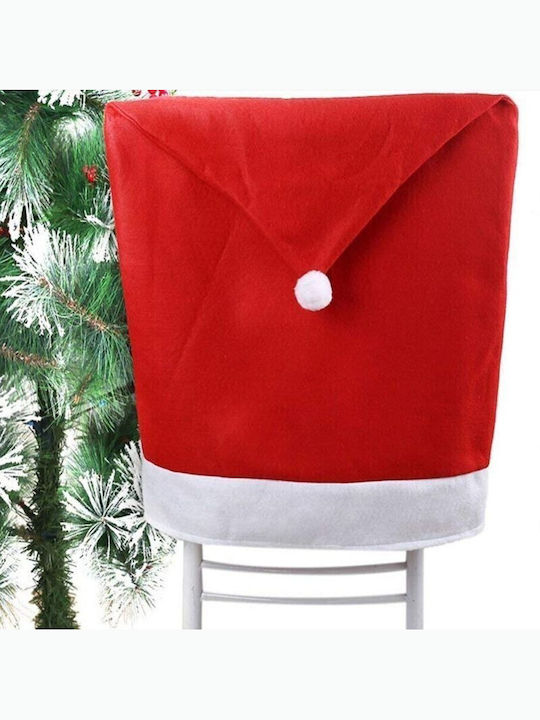 Christmas Chair Cover Universal Size 60 X 50 Cm Red White