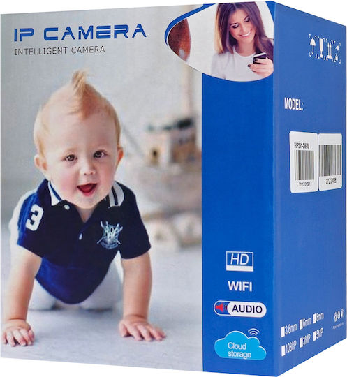 Sectec YCC365 IP Überwachungskamera Wi-Fi Full HD 1080p mit Zwei-Wege-Kommunikation