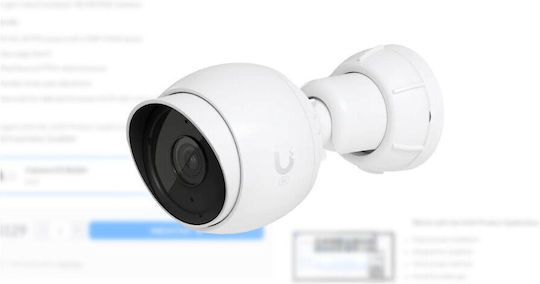Ubiquiti UVC-G5-BULLET IP Κάμερα Παρακολούθησης Wi-Fi Full HD+ 5MP Αδιάβροχη με Μικρόφωνο
