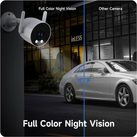 Imilab Ec3 IP Überwachungskamera Wi-Fi Full HD+ 4MP Wasserdicht mit Zwei-Wege-Kommunikation