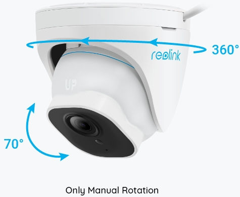 Reolink P334 IP Surveillance Camera 4K Waterproof with Two-Way Communication and Lens 2.8mm