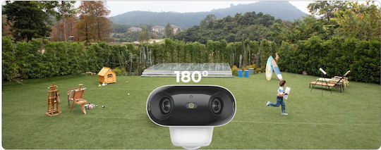 Reolink Argus IP Surveillance Camera Wi-Fi 4K Waterproof Battery Powered with Two-Way Communication and Lens 4mm
