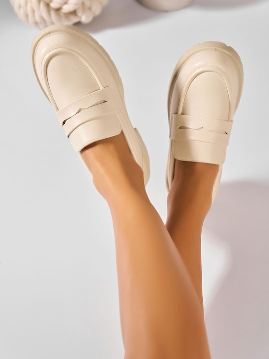 Seena Дамски Loafers в Бежов Цвят