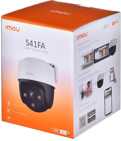Imou IPC-S41FA IP Überwachungskamera Full HD+ 4MP Wasserdicht mit Mikrofon und Objektiv 3.6mm