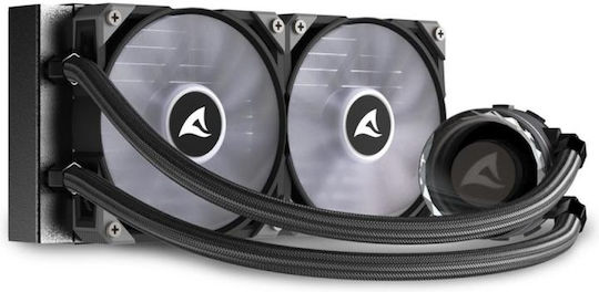 Sharkoon S80 RGB Охлаждане AIO CPU с 2 Вентилатора 120mm