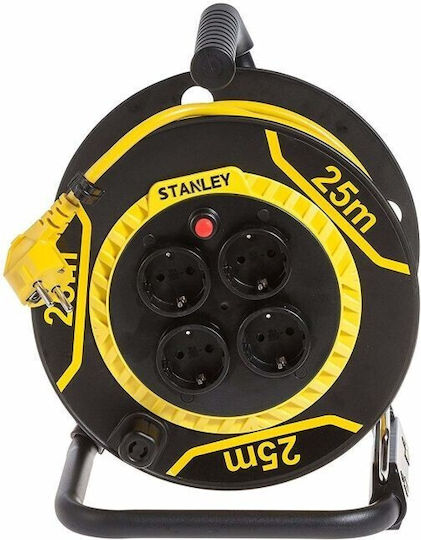 Stanley Ip44 Extension Reel 20 M Length H07rn-f 3g1.5 3200w