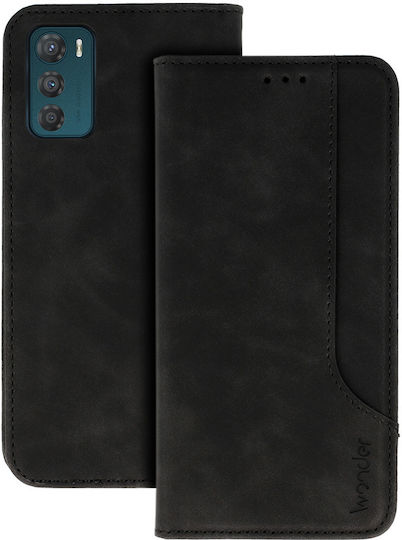 Prime Book Piele artificială / Silicon Negru (Moto G42)