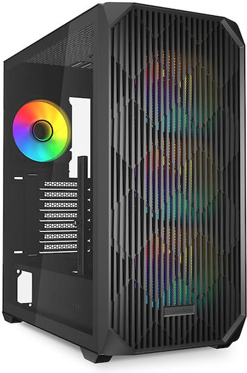 Sharkoon AK3 Midi Tower Computergehäuse Schwarz