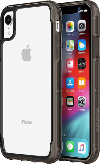 Griffin Survivor Back Cover Σιλικόνης 1.2mm Μαύρο (iPhone XS Max)
