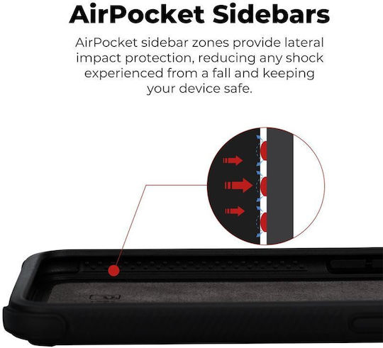 Pitaka MagCase Back Cover Aramid Fiber 0.1mm Μαύρο (iPhone 11 Pro Max)