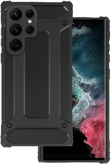Powertech Back Cover Plastic Black (Galaxy S22 Ultra)