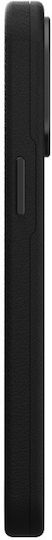 Moshi Napa Slim Back Cover Δερματίνης Midnight Black (iPhone 14 Pro Max)