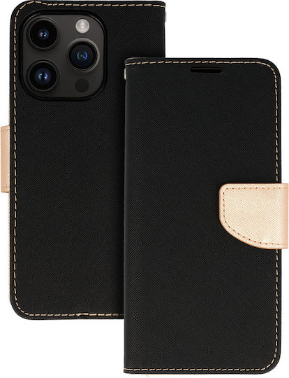 Fancy Wallet Δερματίνης Χρυσό (Redmi Note 11 / 11S 4G)
