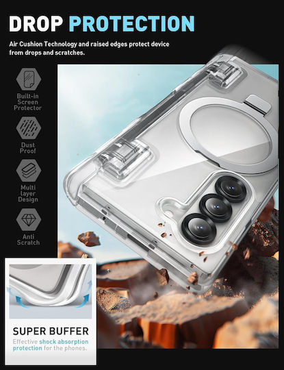 i-Blason Cosmo Back Cover Silicon 2mm Transparent (Galaxy Z Fold6)
