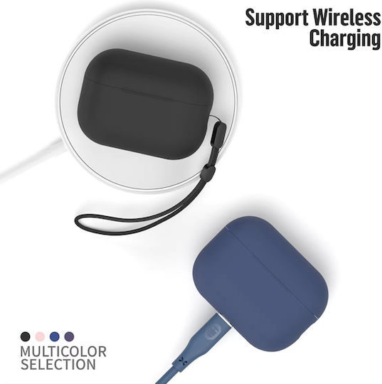 Blueo Θήκη Σιλικόνης σε Μπλε χρώμα για Apple AirPods Pro 2