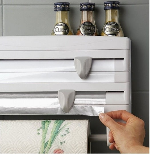 Plastic Paper Towel Holder White 39x10x24cm DY7WC3MBM