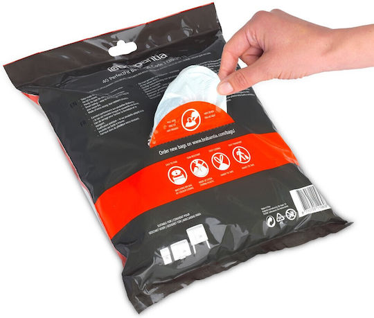 Brabantia Trash Bags Capacity 25lt with Drawstring Type J 40pcs White