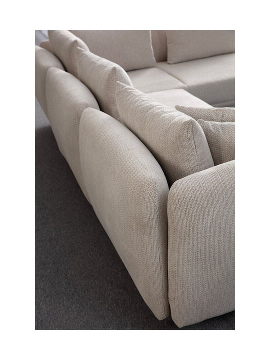 Floransa Ecke Sofa Weiß 310x265x76cm