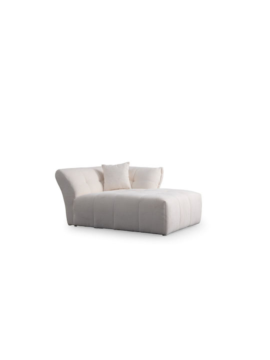 Boxer Γωνιακός Καναπές με Δεξιά Γωνία White 290x165x75εκ.