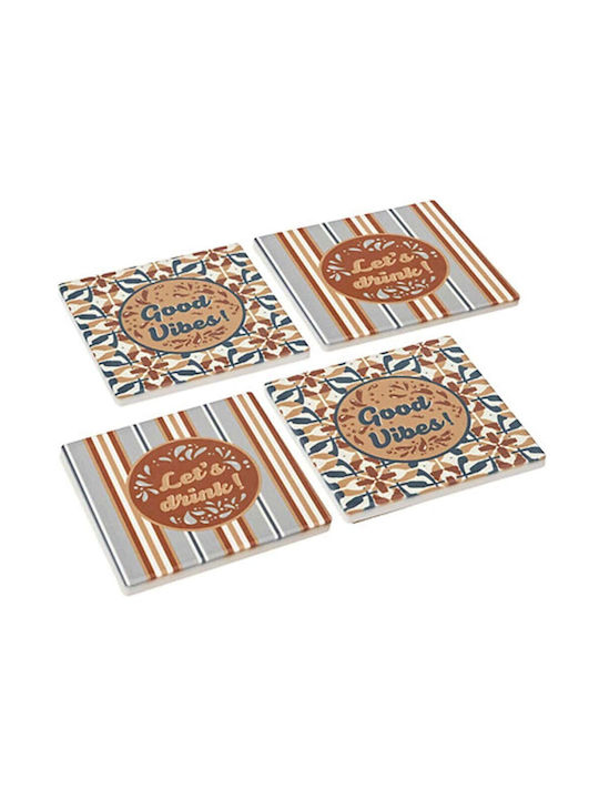 Secret de Gourmet Untersetzer mit Gestell 10x10cm 4Stück