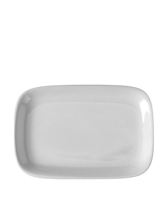 Πιατέλα Ορθογώνια Πορσελάνης Λευκή 21x13,5cm Gtsa 60-071123 00011383