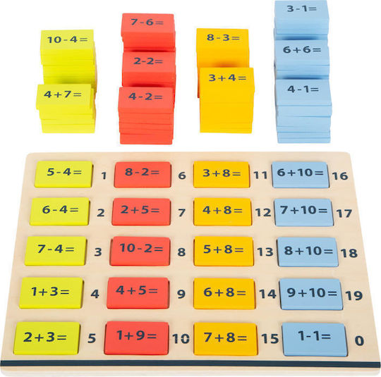 Small Foot Πίνακας Υπολογισμού Πράξεων Educational Game Knowledge made of Wood for 6+ years old Years Old