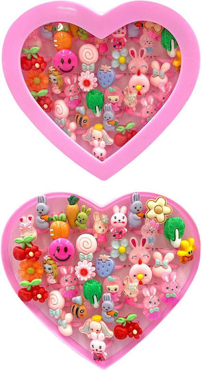 Ring with Children's Designs Jewelry Game (Various Designs) 1pc 401284