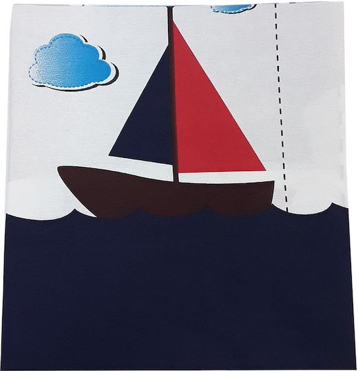 Beboulino Navio Blue Baby Sheets 95x150cm