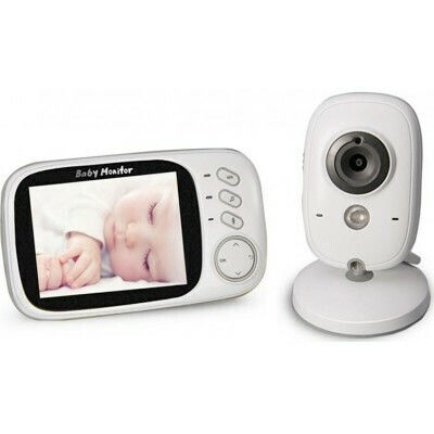 SM-32 Wireless Baby Monitor with Camera & Screen 3.2" , Two-way Communication & Lullabies