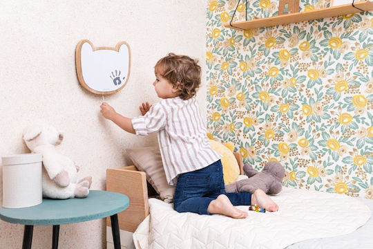 Baby Art Αναμνηστικό Αποτύπωμα Μουσικό Κουτί Τοίχου από Ξύλο