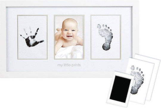 Pearhead Baby Imprint Frame made of Wood for Girl