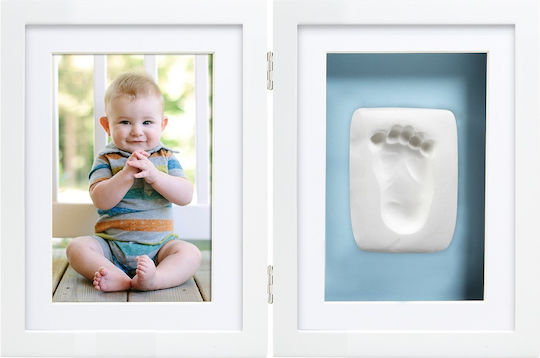 Pearhead Baby Imprint Frame made of Wood for Girl