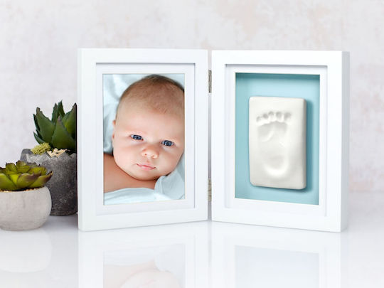 Pearhead Baby Imprint Frame made of Wood for Girl