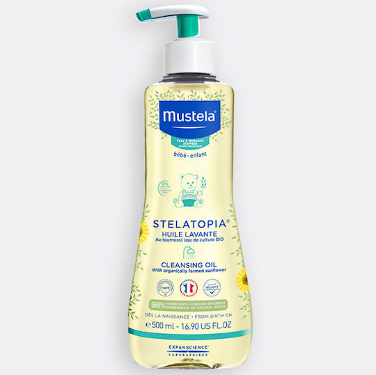 Mustela Stelatopia Für Atopische Haut 500ml Mit Pumpe