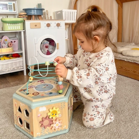 Tooky Toys Aktivitätswürfel aus Holz