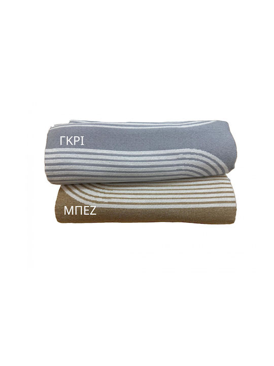 Linea Home Elgin Σετ Ριχτάρια 3τμχ Chenille Γκρί