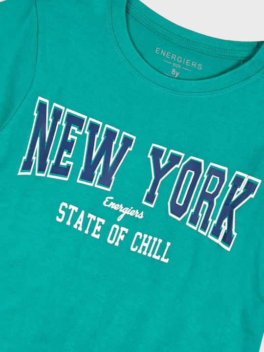 Kids' Set with Shorts Summer 2pcs Black New York