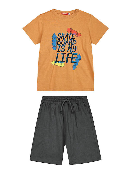 Kids' Set with Shorts Summer 2pcs White