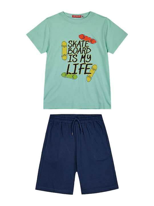 Kids' Set with Shorts Summer 2pcs White
