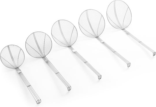 Hendi Shallow Spider Strainer Colander Stainless Steel Silver 51cm