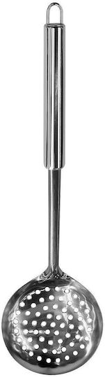 HOMie 10155 Shallow Slotted Colander Stainless Steel Silver Spoon 35cm