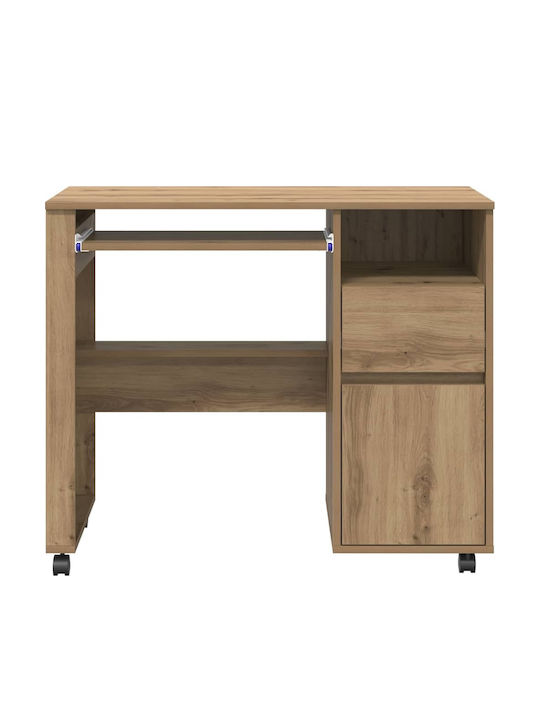 Computer Office Wooden Walnut 91x50x77cm